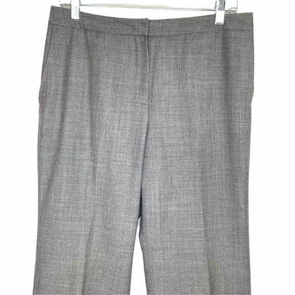 Talbots Women’s Gray Wool Blend High Rise Straight Leg Slacks Trousers Size 8 P - Picture 4 of 16